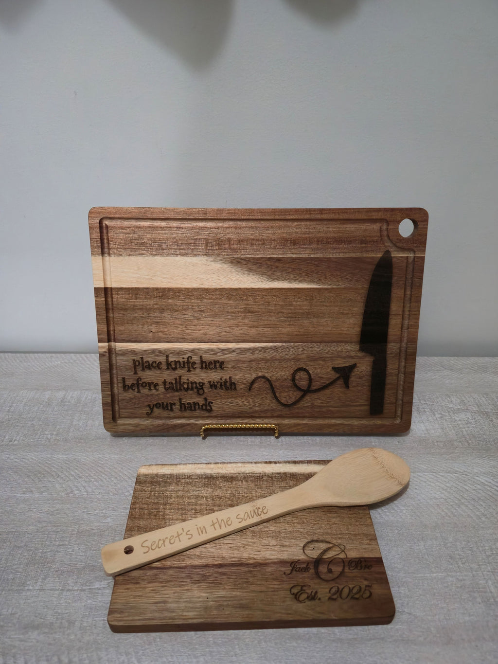 Personalized Bamboo Cooking Spoon