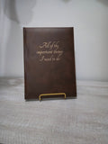 Personalized Leatherette Journal – 7" x 9.75"