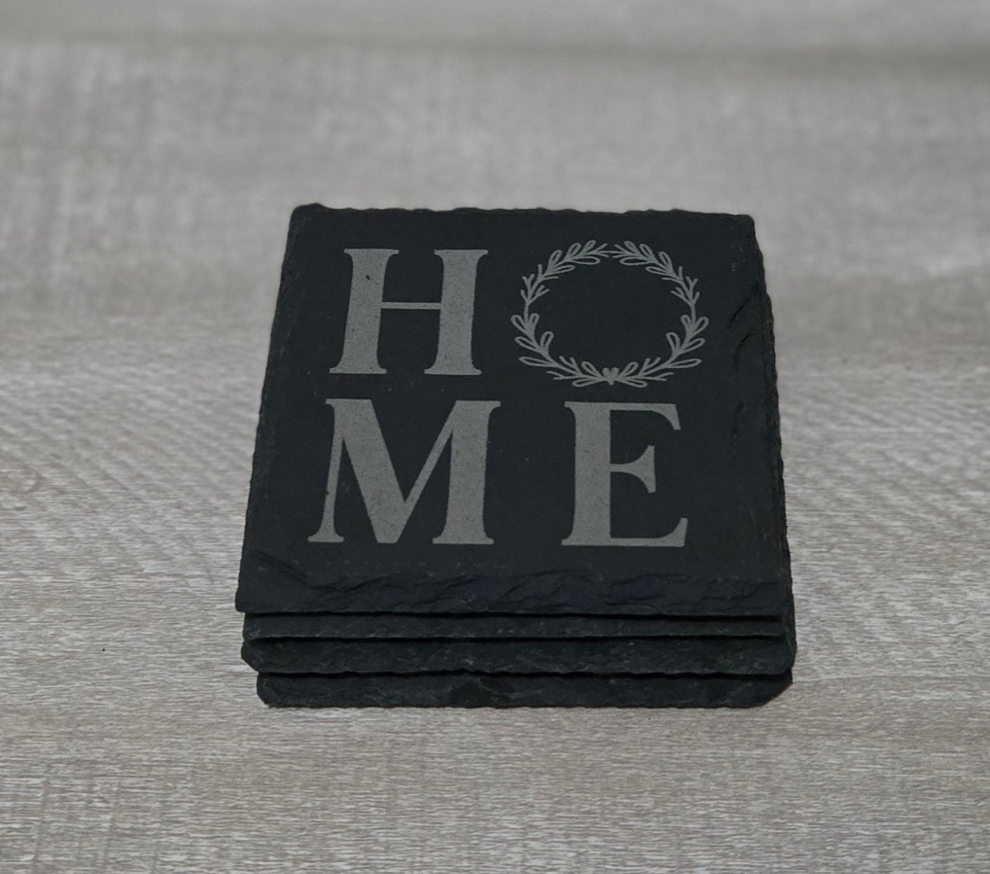 Personalized Slate Coasters - Set of 4