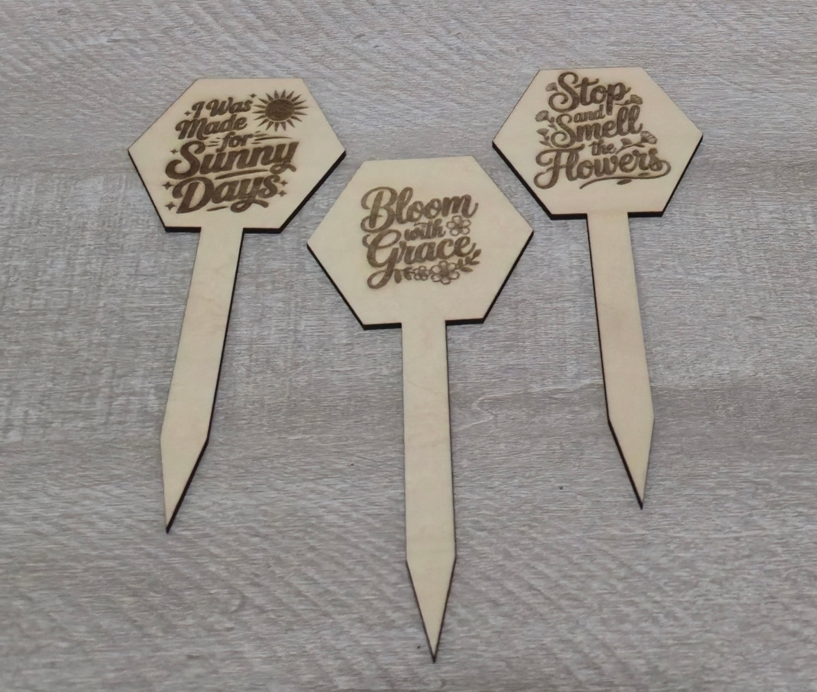 Ready Made - Wooden Plant Markers