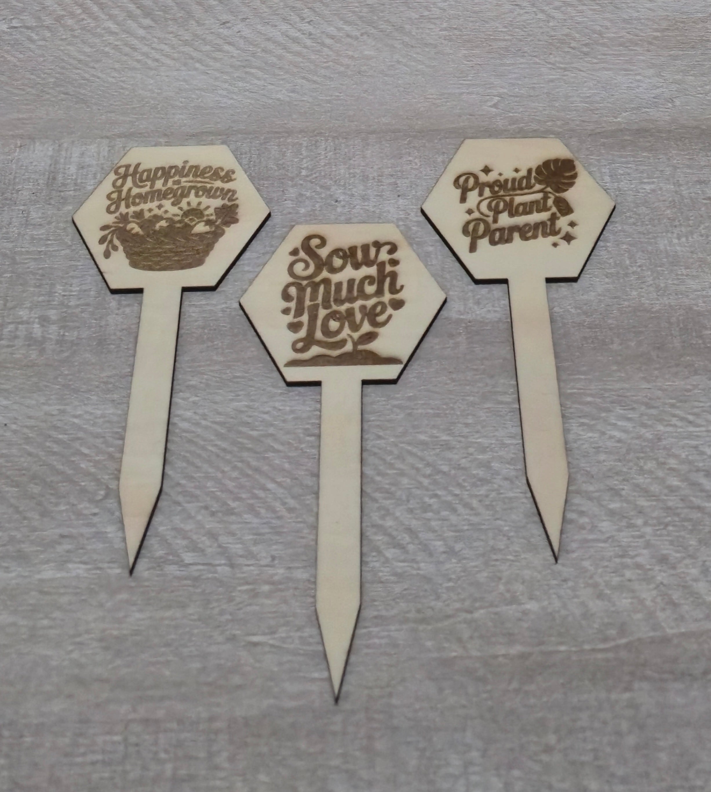 Ready Made - Wooden Plant Markers