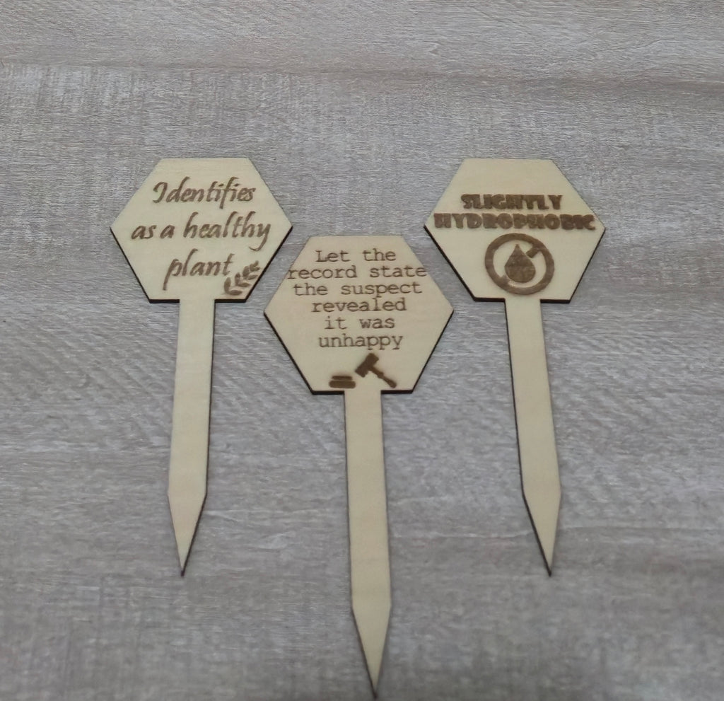 Ready Made - Wooden Plant Markers