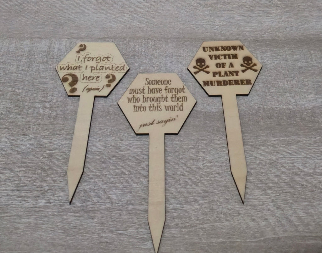Ready Made - Wooden Plant Markers