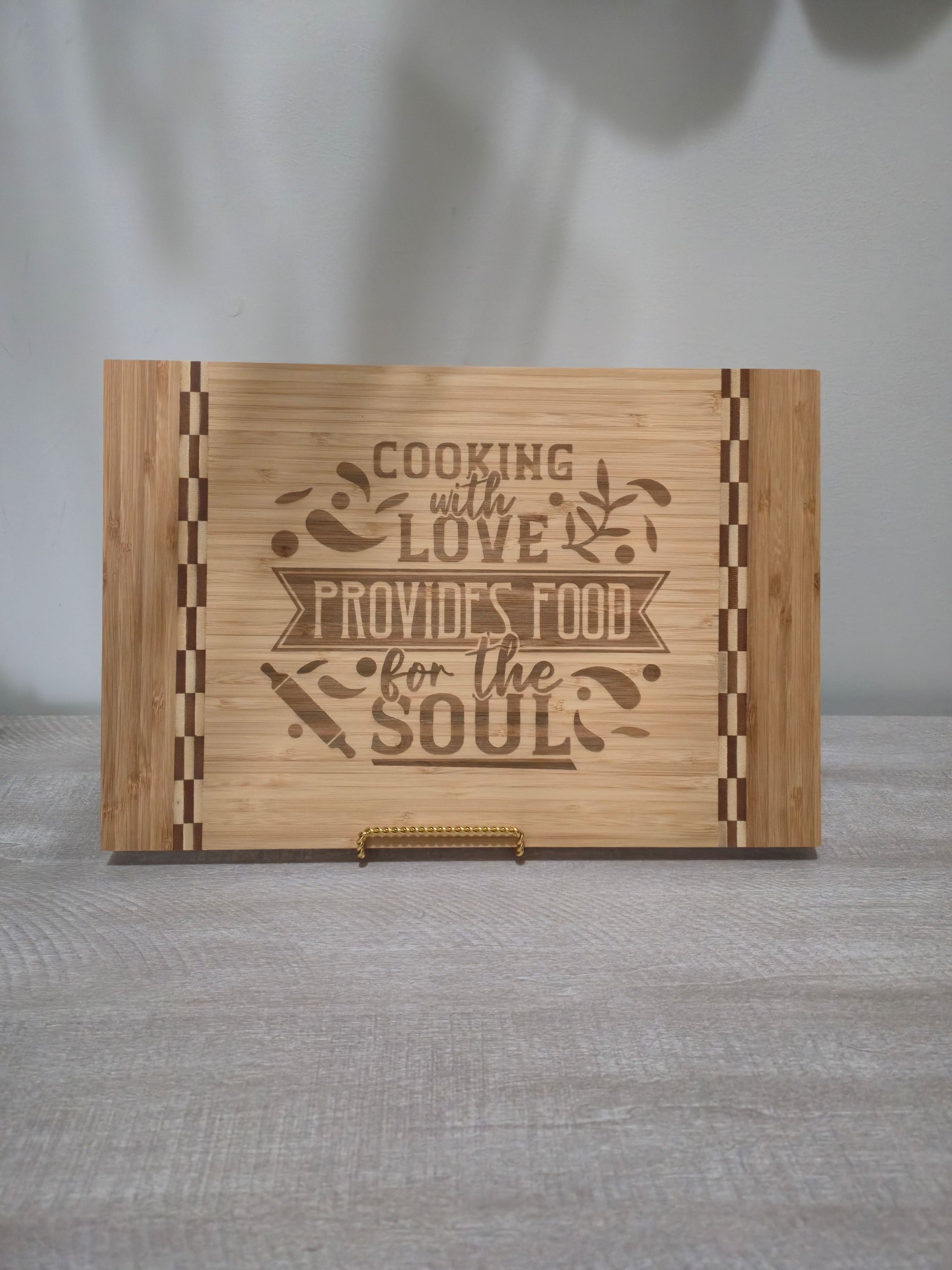 Personalized Bamboo Butcher Block Cutting Board