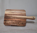 Ready Made - "Fish Don't Fry" Acacia Paddle Cutting Board