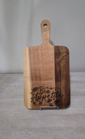 Ready Made - "Bon Appetite" Acacia Paddle Cutting Board