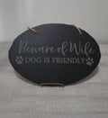 Personalized Slate Hang Sign 11 3/4" x 7 3/4"