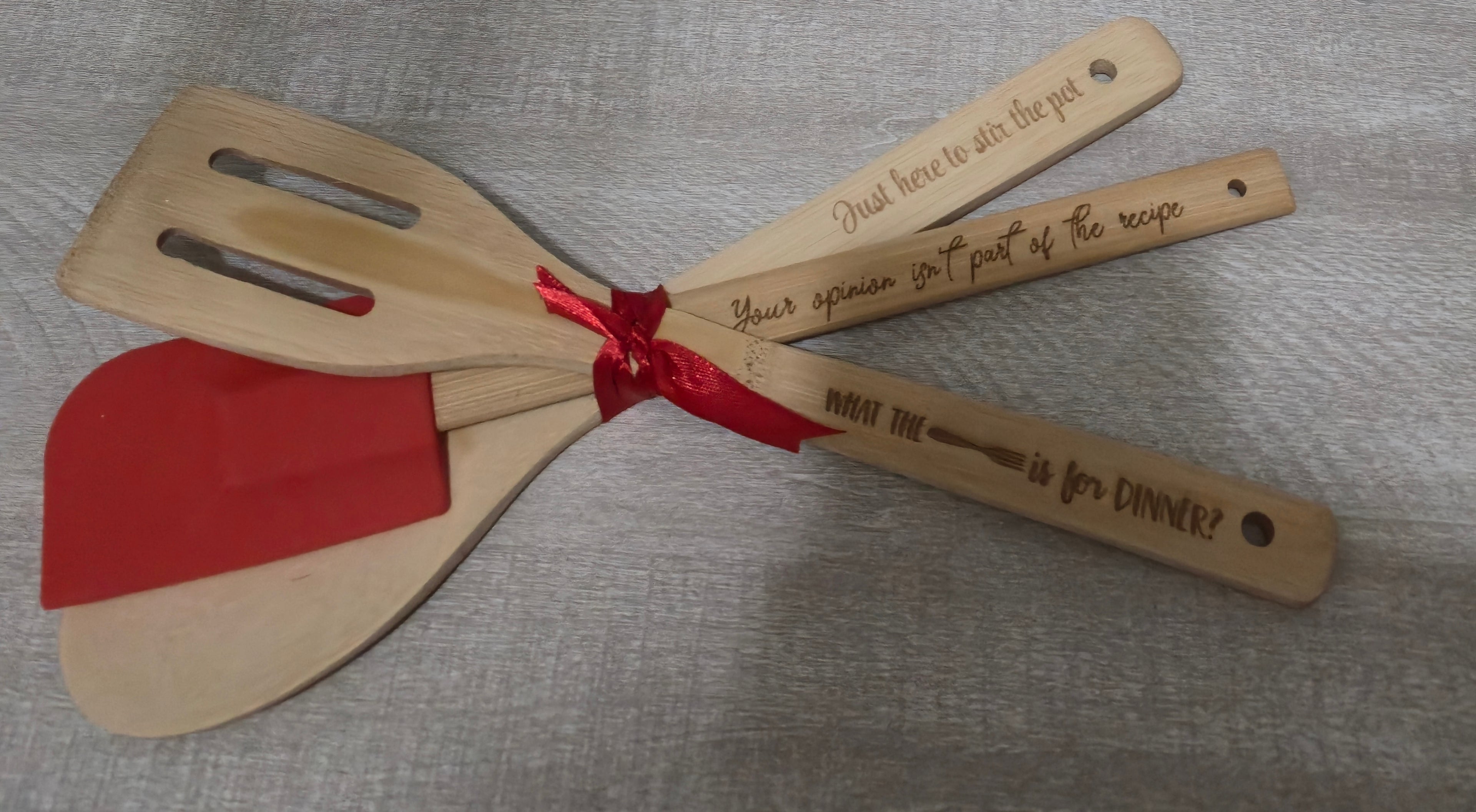 Ready Made - Funny 3 Piece Utensil Set