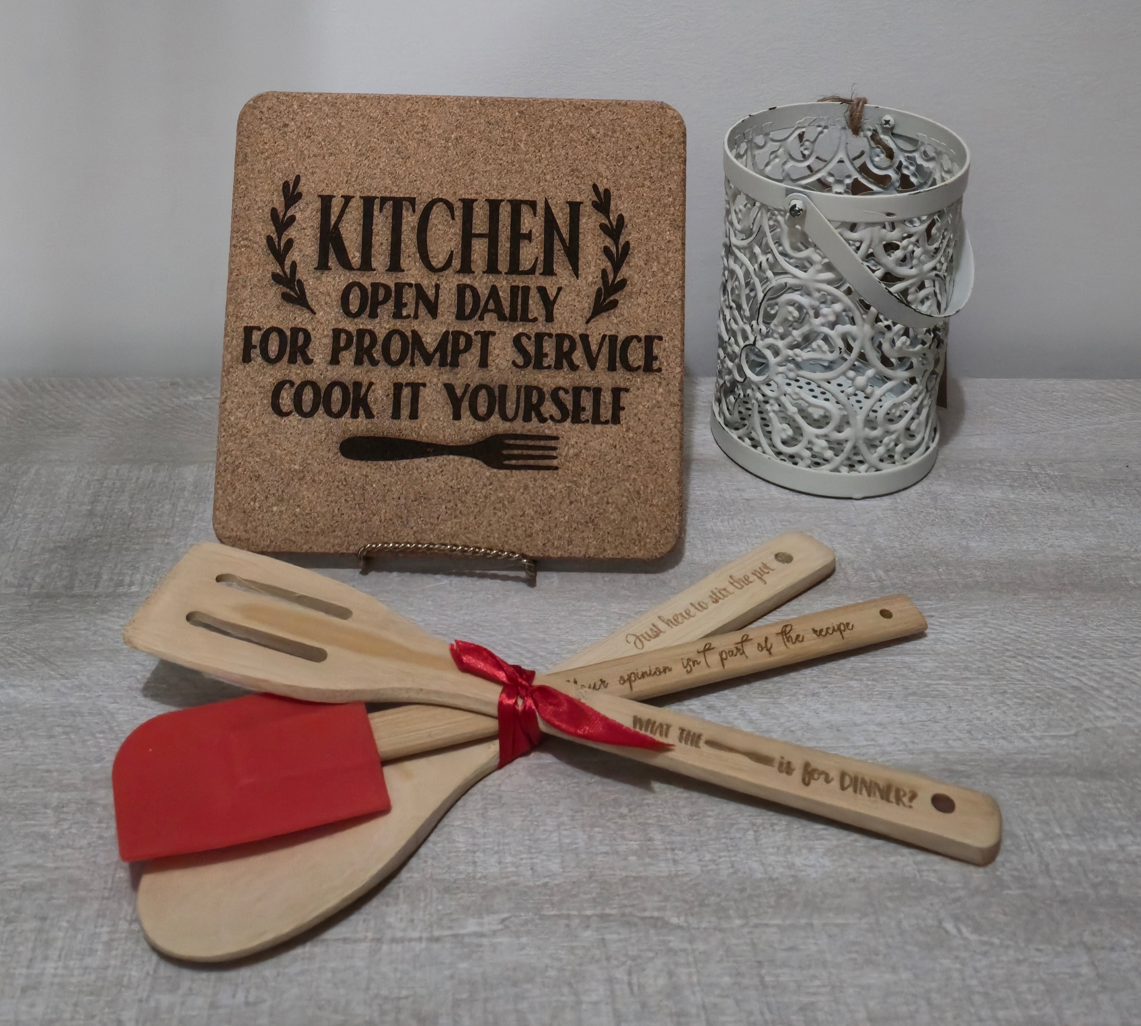 Ready Made - Engraved Cork Trivets