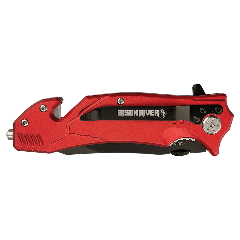 Personalized Bison River 4 1/2" Rescue Knife