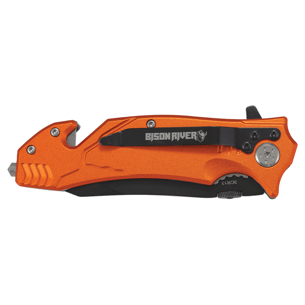 Personalized Bison River 4 1/2" Rescue Knife