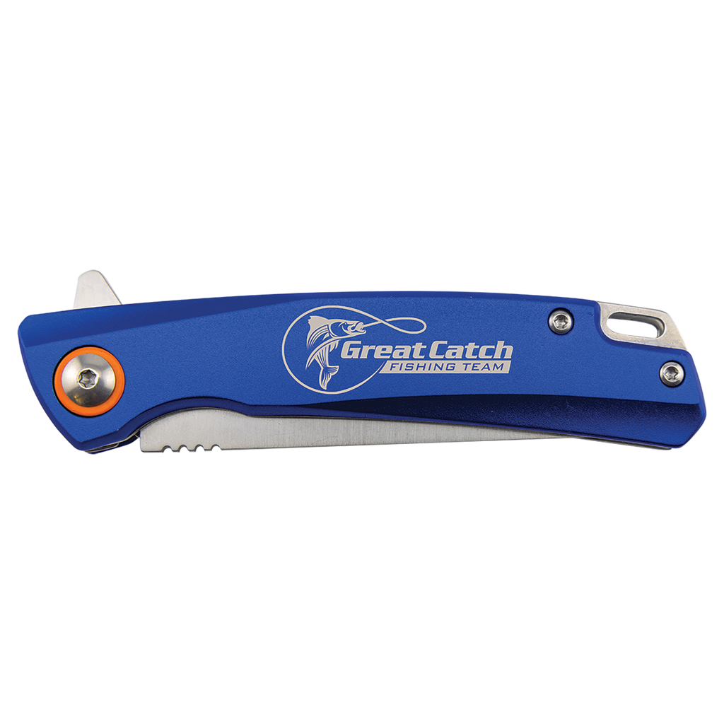 Personalized Bison River 4" Everyday Carry Knife with Ball Bearing Open Mechanism