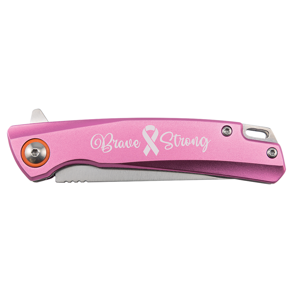 Personalized Bison River 4" Everyday Carry Knife with Ball Bearing Open Mechanism
