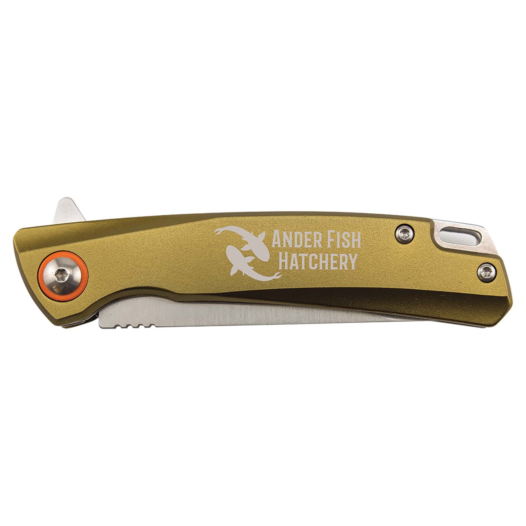 Personalized Bison River 4" Everyday Carry Knife with Ball Bearing Open Mechanism