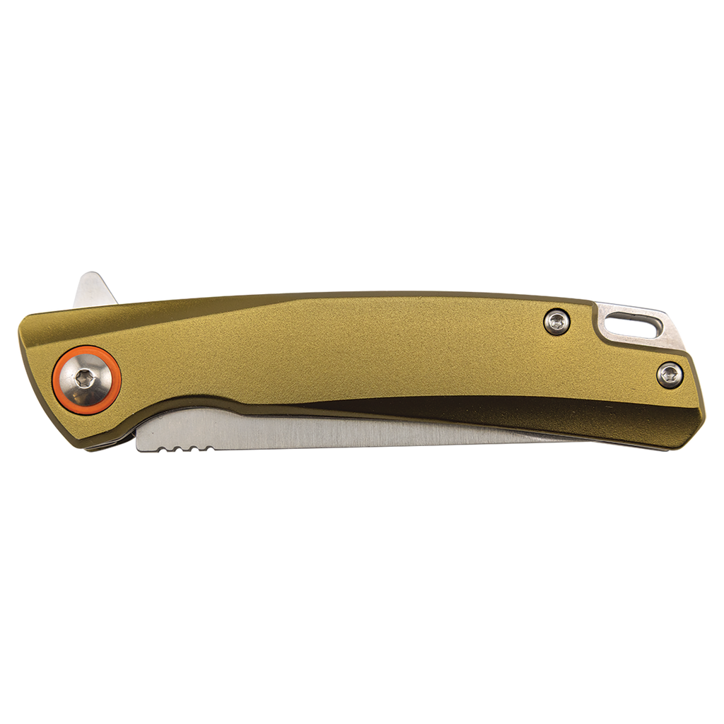 Personalized Bison River 4" Everyday Carry Knife with Ball Bearing Open Mechanism