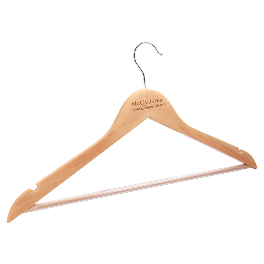 Personalized Maple Wood Hanger