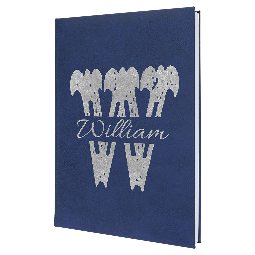 Personalized Leatherette Journal – 7" x 9.75"