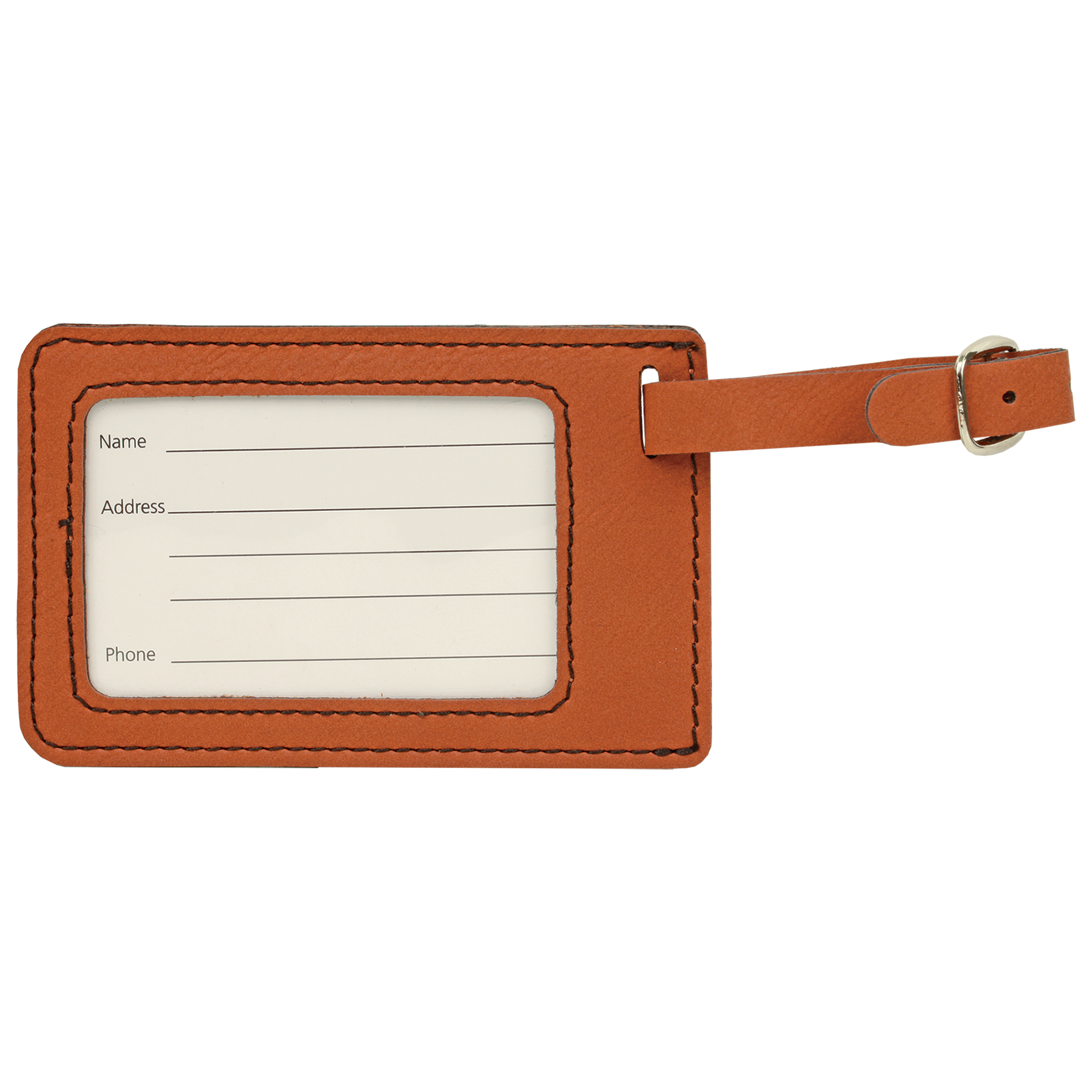 Personalized Leatherette Luggage Tag