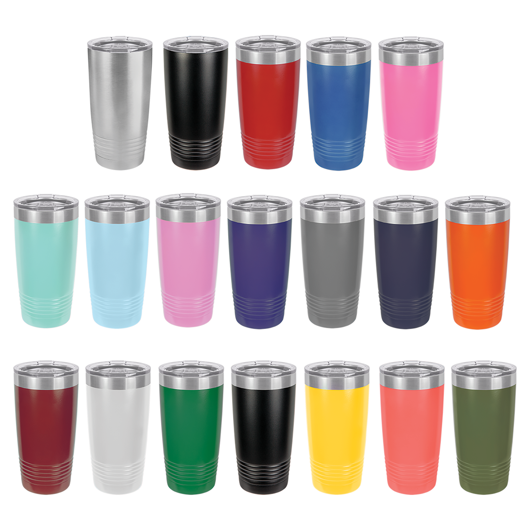 Personalized Polar Camel 20oz Tumbler with Slider Lid
