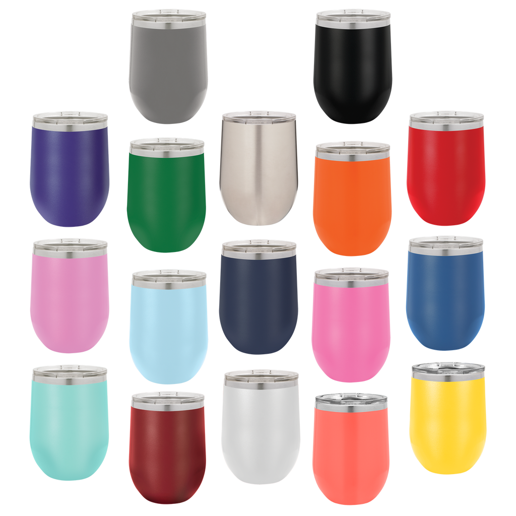 Personalized Polar Camel 12oz Wine Tumbler