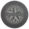 Personalized Round Slate Decor | 9 3/4" Custom Laser Engraved Sign