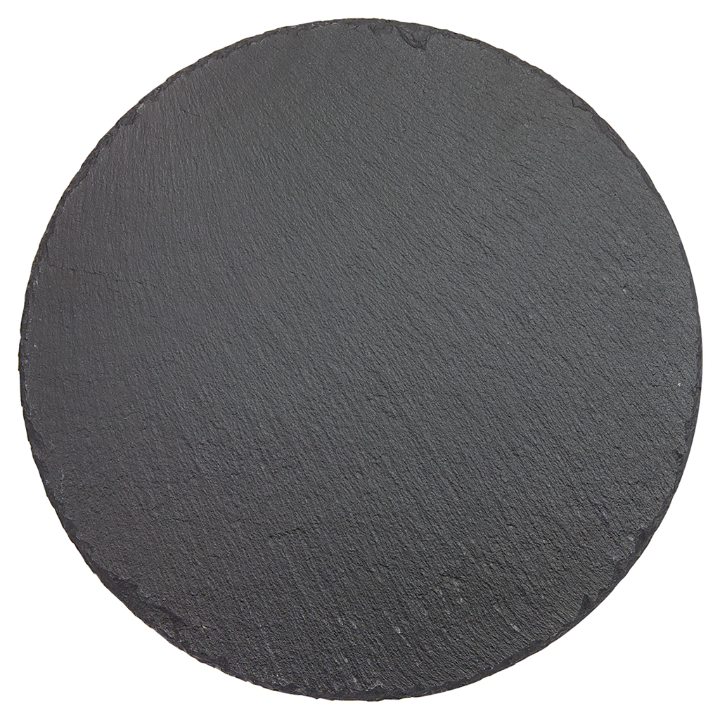 Personalized Round Slate Decor | 9 3/4" Custom Laser Engraved Sign