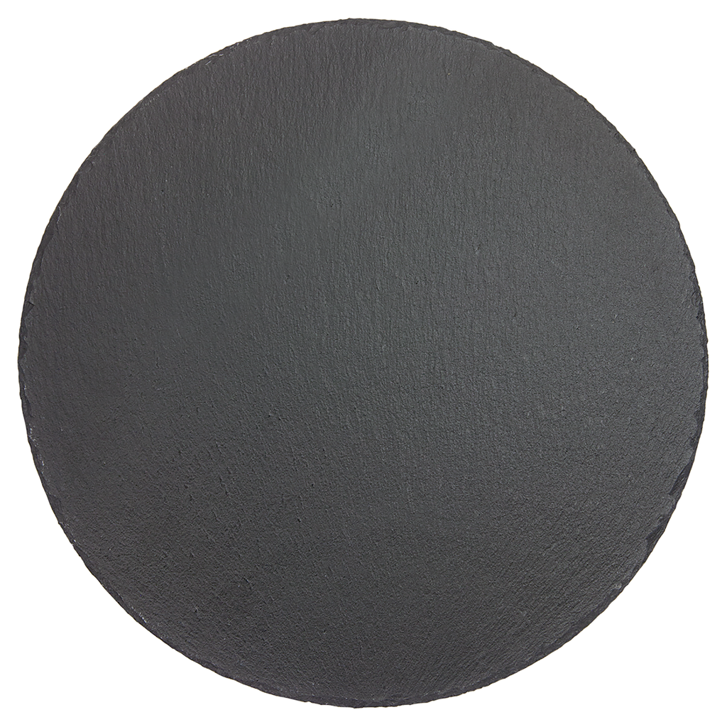 Personalized Round Slate Decor | 11 3/4" Custom Laser Engraved Sign