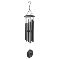 Personalized Black Powder Coated Aluminum Wind Chime 36"