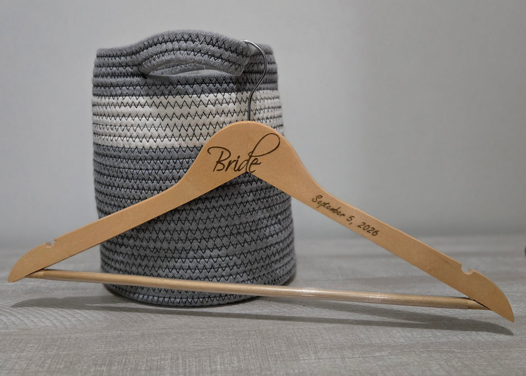 Personalized Maple Wood Hanger