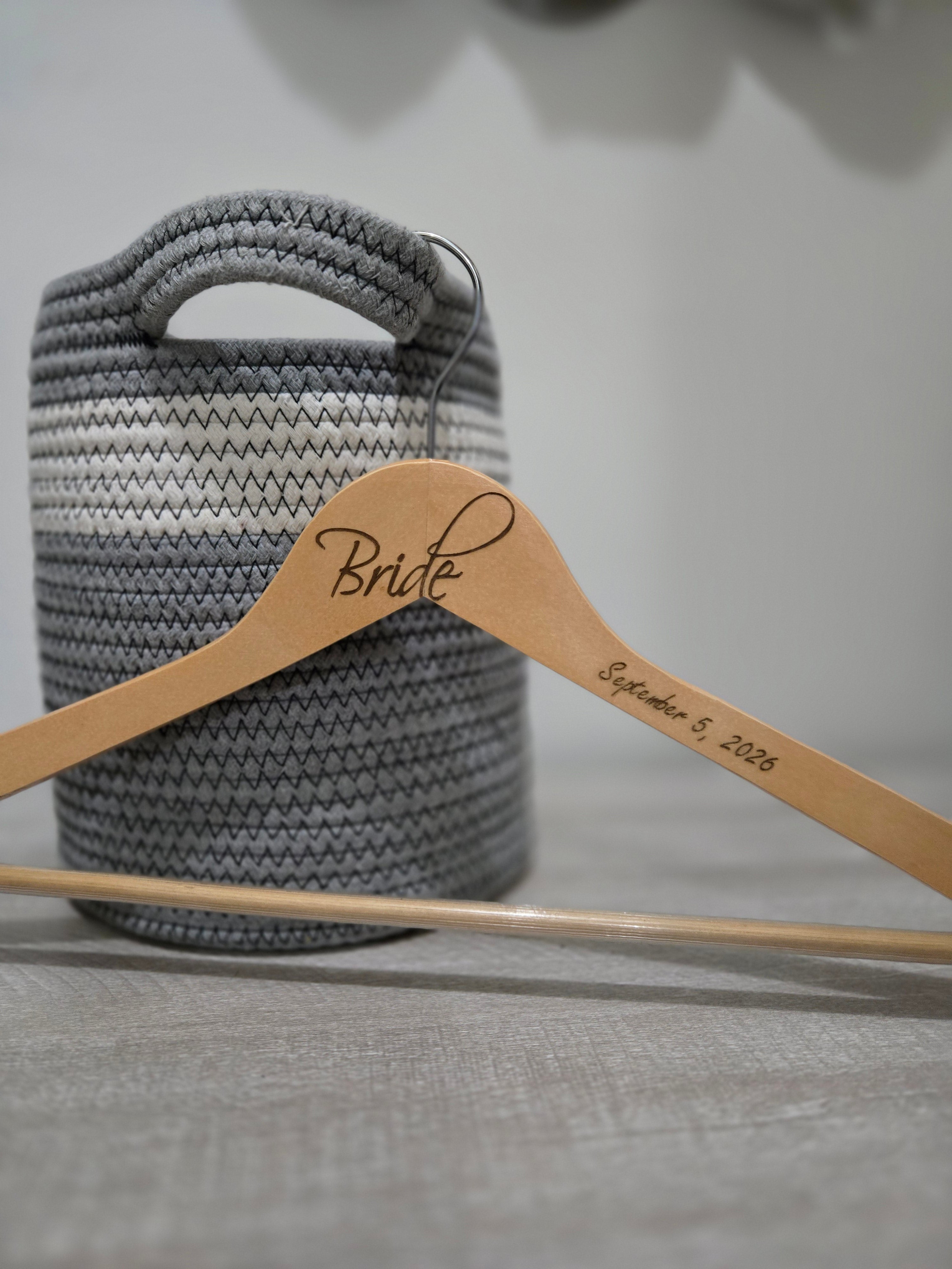 Personalized Maple Wood Hanger