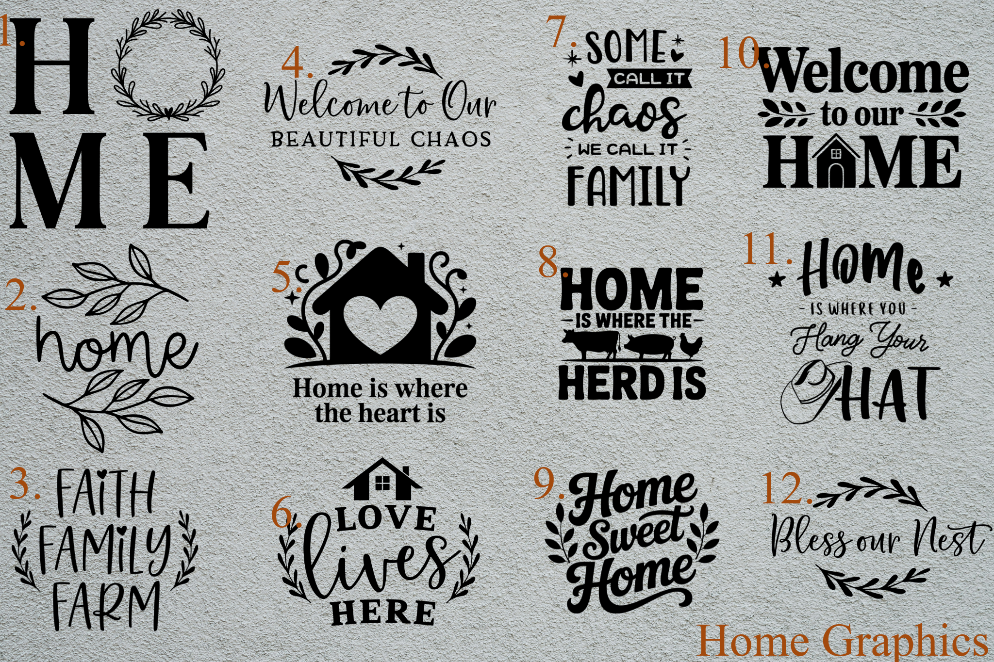 Personalized Round Slate Decor | 11 3/4" Custom Laser Engraved Sign