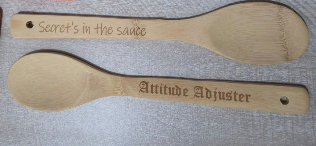 Personalized Bamboo Cooking Spoon